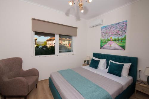 Postel nebo postele na pokoji v ubytování Liovore Apartments