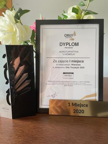 Certifikát, hodnocení, plakát nebo jiný dokument vystavený v ubytování U Kowola - Gospodarstwo Agroturystyczne