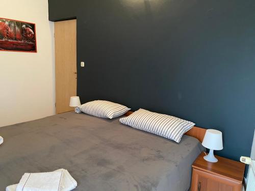 Postel nebo postele na pokoji v ubytování Dub center apartments