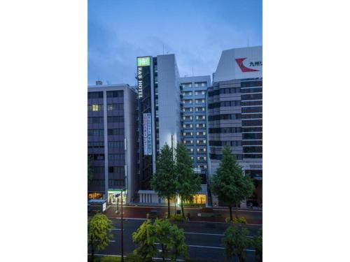 a view of a city skyline with tall buildings at R&B Hotel Hakata Ekimae 2 - Vacation STAY 40725v in Fukuoka