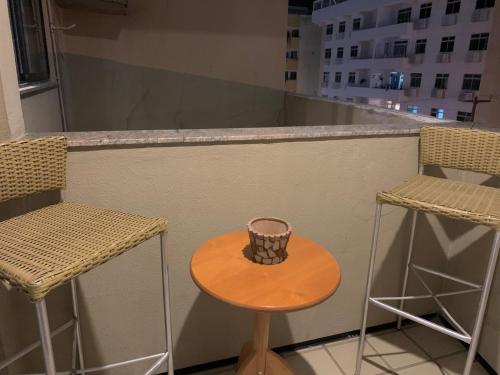 Balkoni atau teres di Flat number one temporadalitoranea