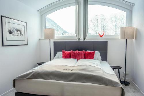 Postel nebo postele na pokoji v ubytování Au Villa