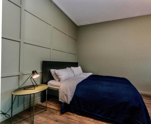 Krevet ili kreveti u jedinici u okviru objekta Apartament nadmorski z ogródkiem