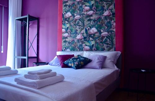 Llit o llits en una habitació de Dei Balzi apartments