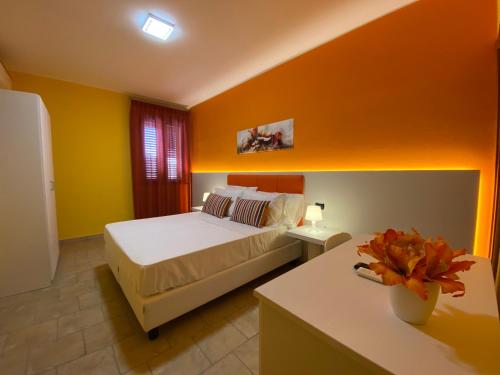 B&B affittacamere Al Vulcanettoにあるベッド