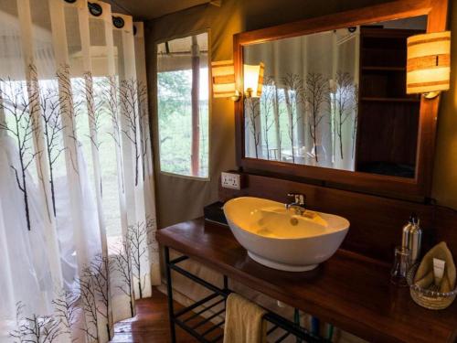 Vonios kambarys apgyvendinimo įstaigoje Serengeti Sound of Silence