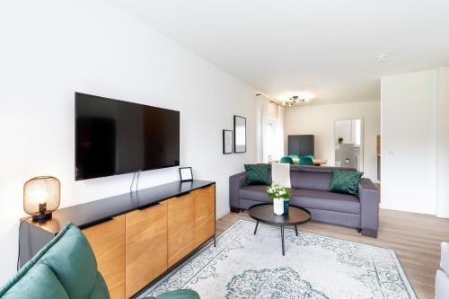 Fotografie z fotogalerie ubytování Modernes Apartment *Liobablick Nr. 2* - FeWo in Fulda/Petersberg v destinaci Petersberg