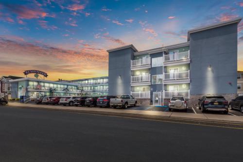 a rendering of a parking lot in front of a building at Le Voyageur - a Red Collection Hotel in Wildwood