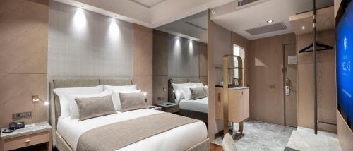 Katil atau katil-katil dalam bilik di Melas Hotel Istanbul