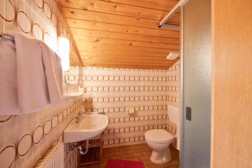 Kúpeľňa v ubytovaní Grödnerhof Almöhi