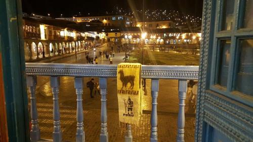 Nespecifikovaný výhled na destinaci Cuzco nebo výhled na město při pohledu z penzionu – hostince