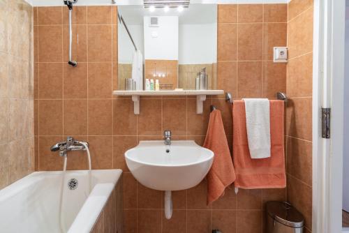 Koupelna v ubytování Villa Lia