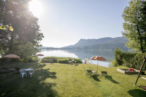 Dārzs pie naktsmītnes Hotel Ferienwohnungen Gabriel