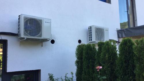 Budova, kde se aparthotel nachází