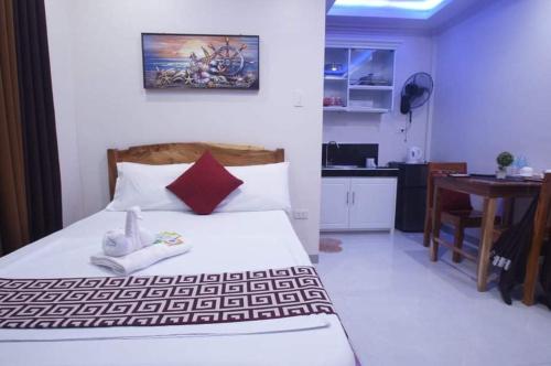 Dapur atau dapur kecil di Sea Garden Suites