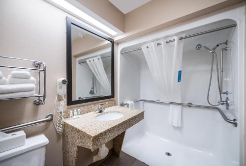 Koupelna v ubytování Quality Inn Jacksonville near Little Rock Air Force Base