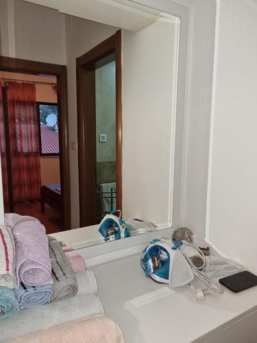 Ένα ή περισσότερα κρεβάτια σε δωμάτιο στο Apartments Sneža