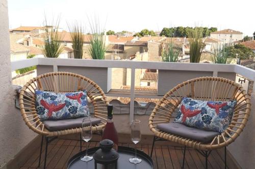 Petit loft sur les toits d'Avignon