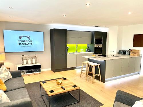 Köök või kööginurk majutusasutuses Apartment Twelve