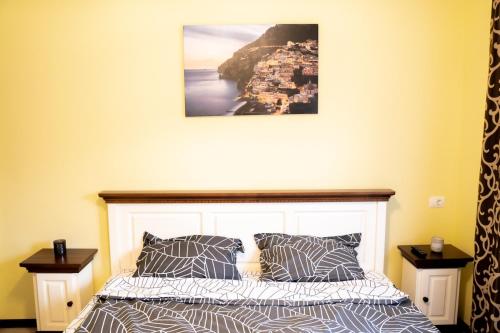 Llit o llits en una habitació de Apartament luxury