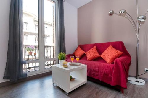 New flat in the center-Eixample Passeig de Graciaにあるシーティングエリア