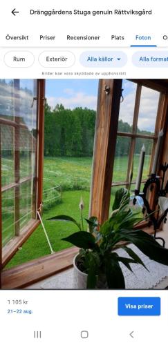 Taman di luar Dränggårdens Stuga på Genuin Rättviksgård