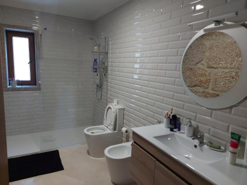Kylpyhuone majoituspaikassa Casa Novelhos