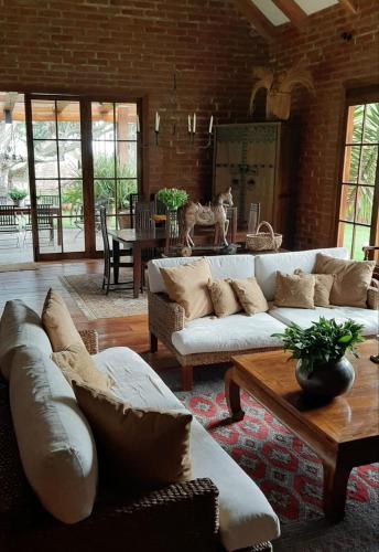 Χώρος καθιστικού στο Palumbo Glamping & Villas