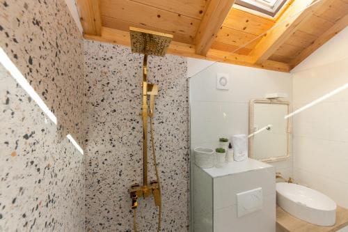 Koupelna v ubytování Villa Pescatore