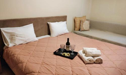 Postel nebo postele na pokoji v ubytování Hotel King
