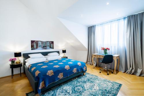 Posteľ alebo postele v izbe v ubytovaní Smile Apartments Bahnzeile