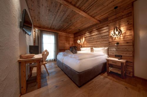 Postel nebo postele na pokoji v ubytování Rifugio Salei