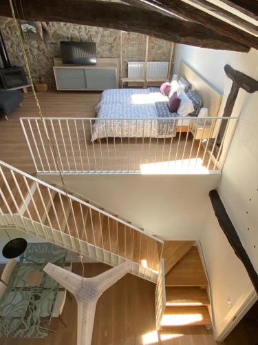 Кровать или кровати в номере Casa Rural Martiamuno Landetxea