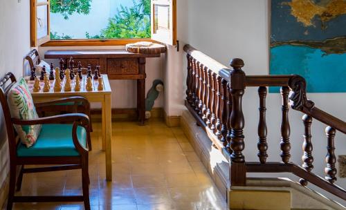 Ruang duduk di Pensión Bellavista