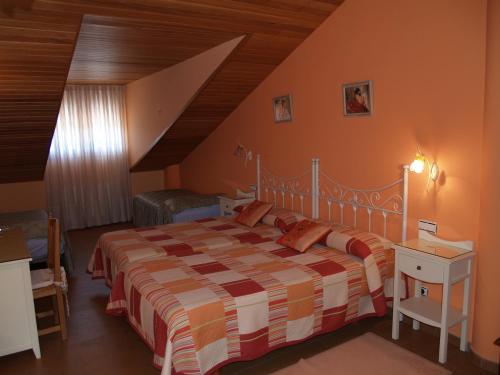Posteľ alebo postele v izbe v ubytovaní Hotel Las Torres