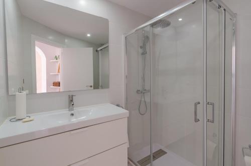 Koupelna v ubytování Apartamento holidays