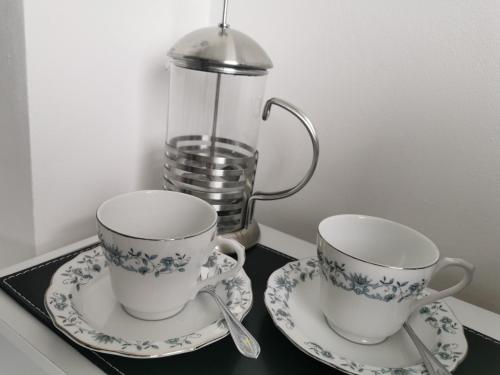 Number 6にあるコーヒーまたはお茶