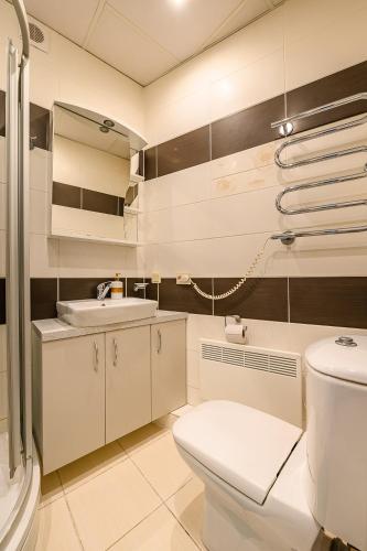 Kylpyhuone majoituspaikassa Fregata