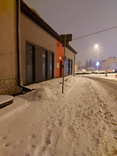 Apartament Rondo v zimě