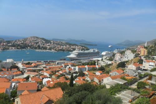 Et luftfoto af Pansion Panorama Dubrovnik