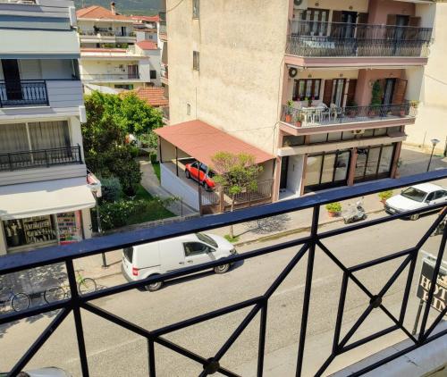 Balkón nebo terasa v ubytování Hotel King