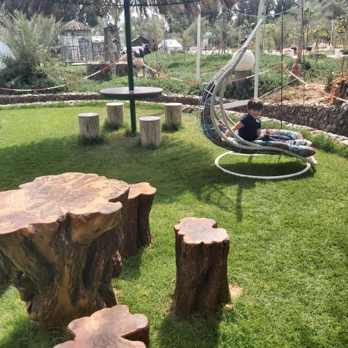 Un jardín fuera de Al Maha Farm