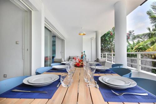 Coin salon dans l'établissement Villa Lili