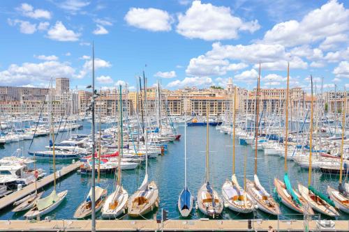 Le Rive Neuve Standing Vieux-Port - Appartement 1 chambre 4 pers Vue Mer Clim