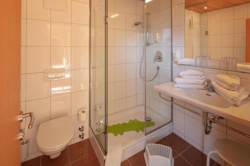 Koupelna v ubytování Sonne Bezau - Familotel Bregenzerwald