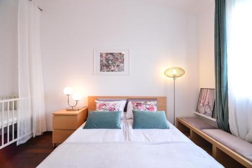 Postel nebo postele na pokoji v ubytování CITYSTAY Parkur Sopot Apartment