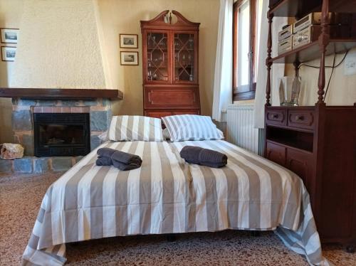 Ένα ή περισσότερα κρεβάτια σε δωμάτιο στο Villa Cayetana