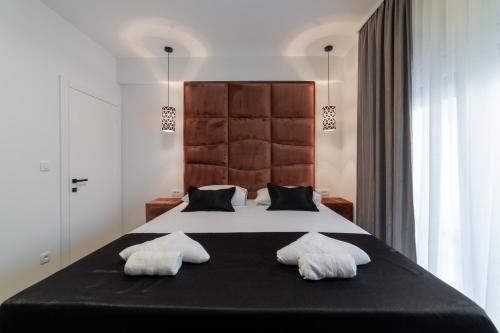 Posteľ alebo postele v izbe v ubytovaní Luxury apartment Vagabundo 1 Free parking