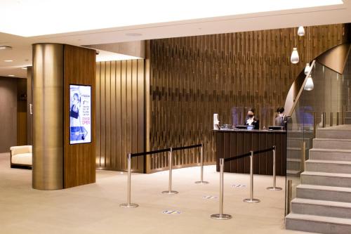 The lobby or reception area at Koreana Hotel