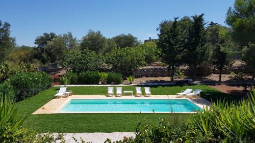 The swimming pool at or close to Villatrullo